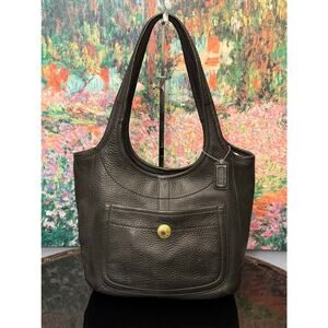 EUC Authentic Vintage Coach 11615 Legacy Ergo Pebbled Leather Shoulder Bag